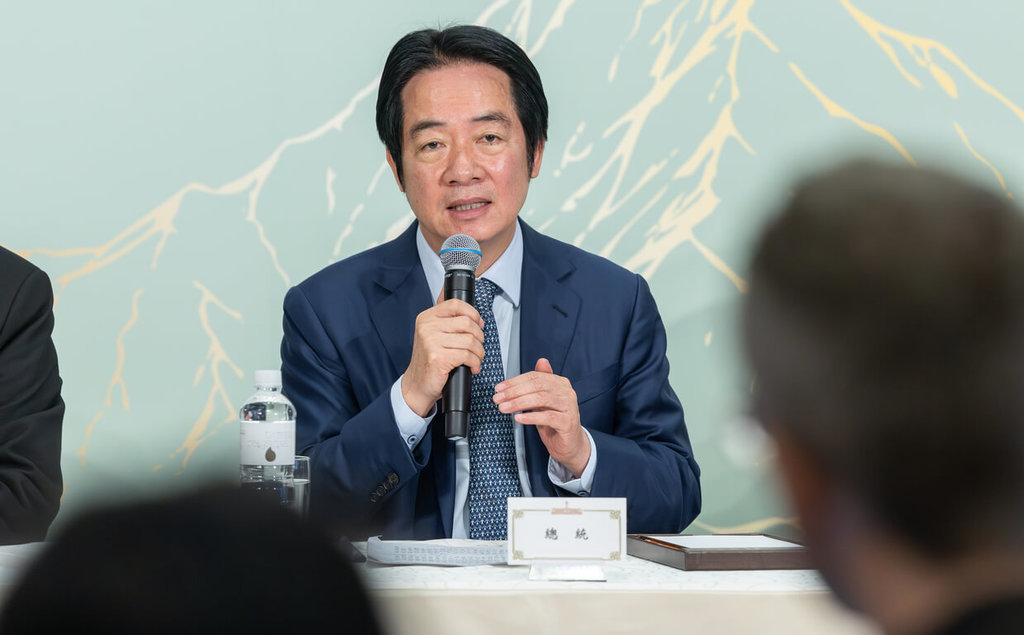 President Lai: U.S. Security Commitment to Taiwan Remains Unchanged; Expects Smooth Approval of Arms Sales