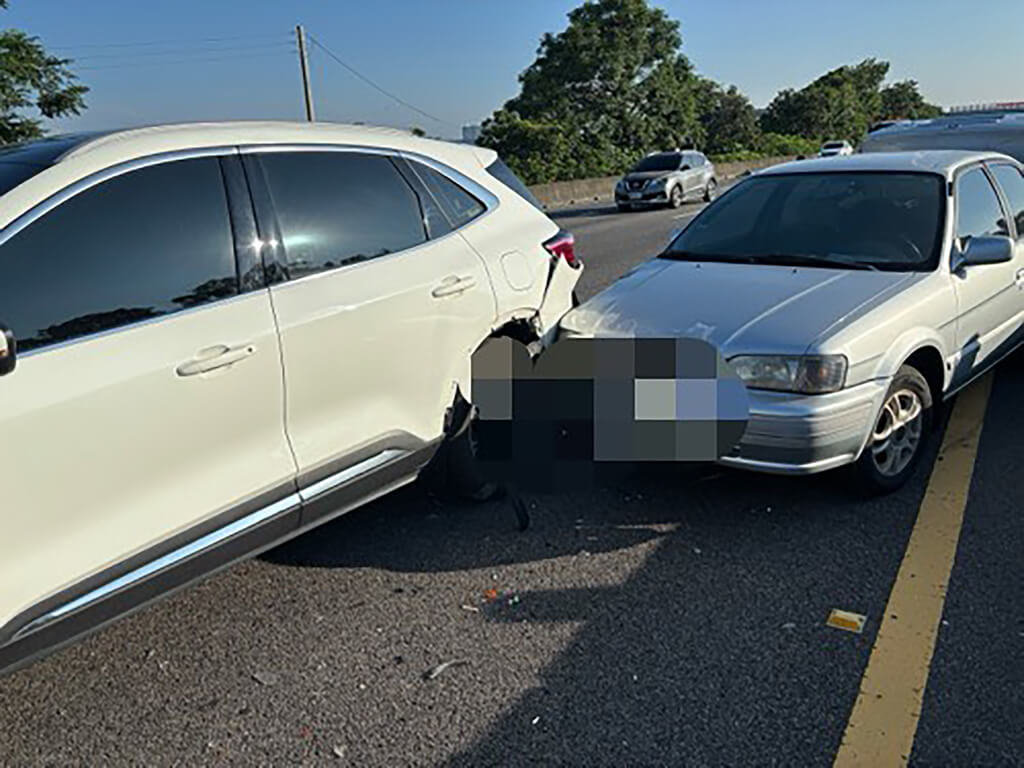 8 Minor Accidents Reported on National Highway 1 in Changhua on First Day of Dragon Boat Festival Holiday