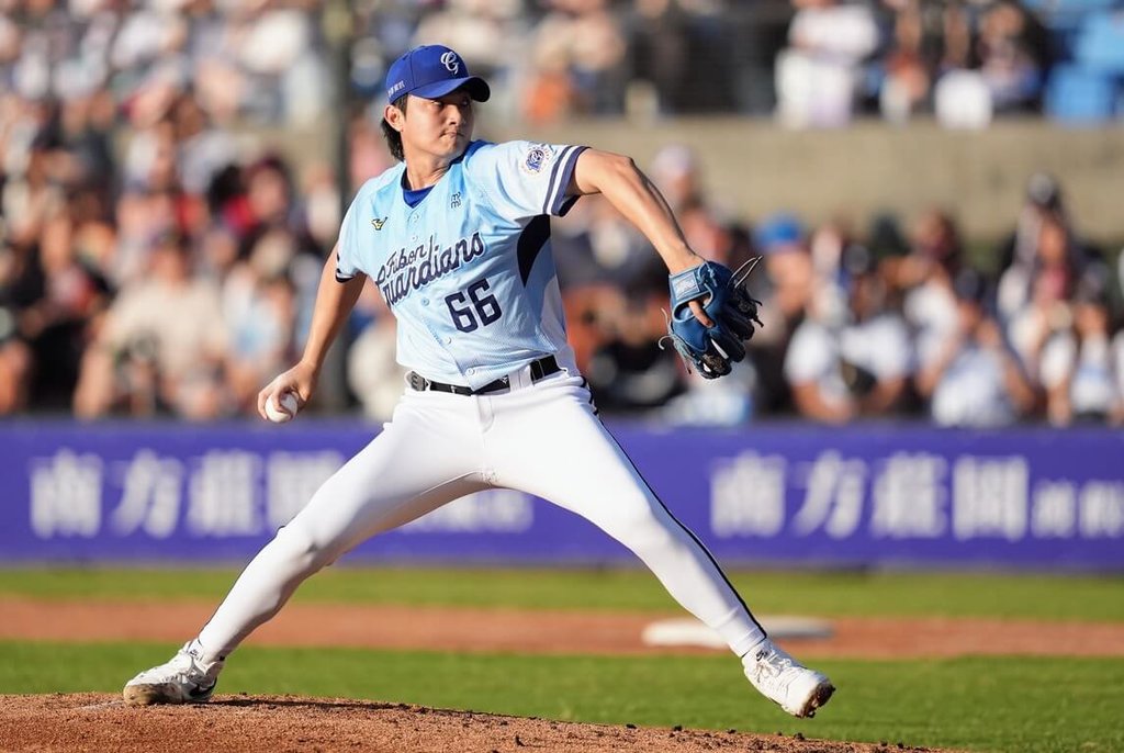 Fubon Guardians Reach 30 Wins for the First Half; Li Dong-Ming Shines in 8-Inning Performance