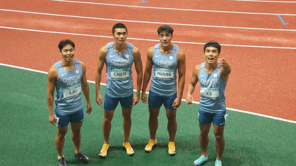 亞洲接力錦標賽 台灣男子4x100公尺代表隊破全國紀錄奪銅