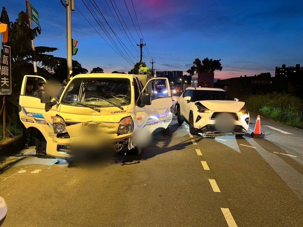 Driver Under Influence of Etomidate Causes 3-Vehicle Collision, 5 Injured in Taoyuan