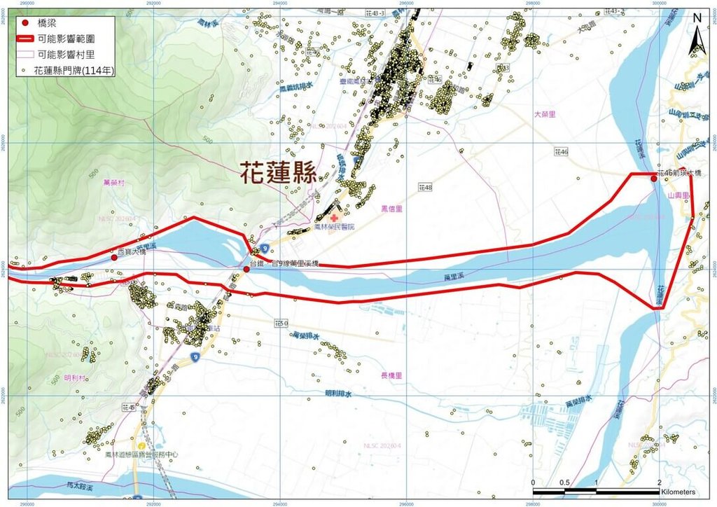 Hualien Wanli River Barrier Lake: Extreme Scenario Forecasts 30cm Flooding; Evacuation Routes Planned for One Village and Three Neighborhoods