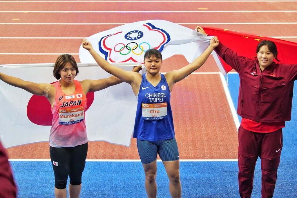 U23田徑亞錦賽 朱品薰女子標槍破個人最佳奪金