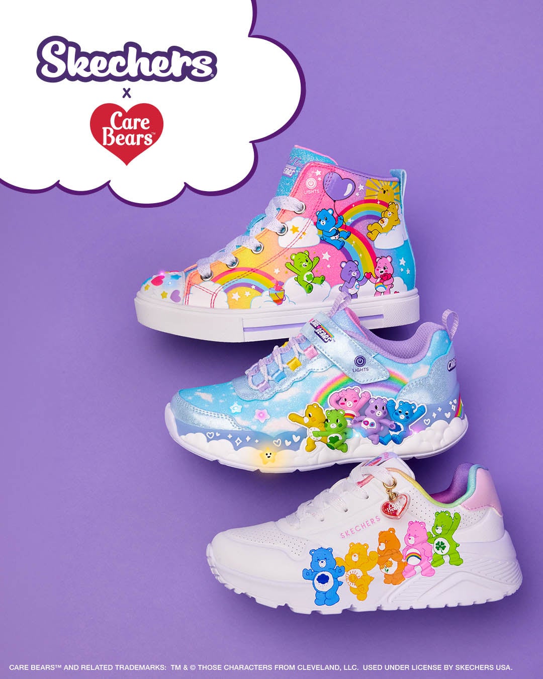 SKECHERS × Care Bears™ Collaboration Collection Launches July 10, 2026, for Y2K Generation