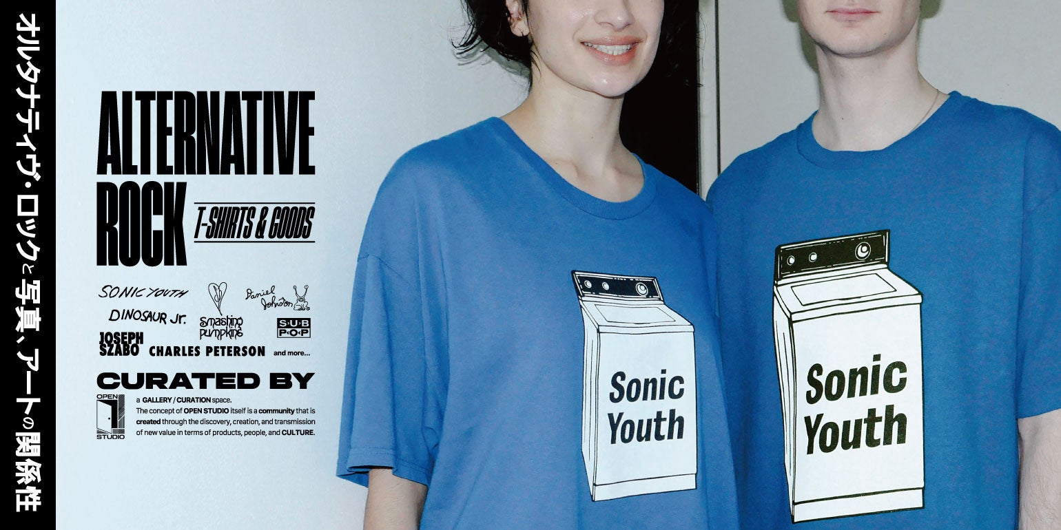 The POP-UP EVENT Returns to Hankyu Men's Osaka: OPEN STUDIO Curates T-Shirts and Goods Celebrating 90s Alternative Rock, Photography, and Art
