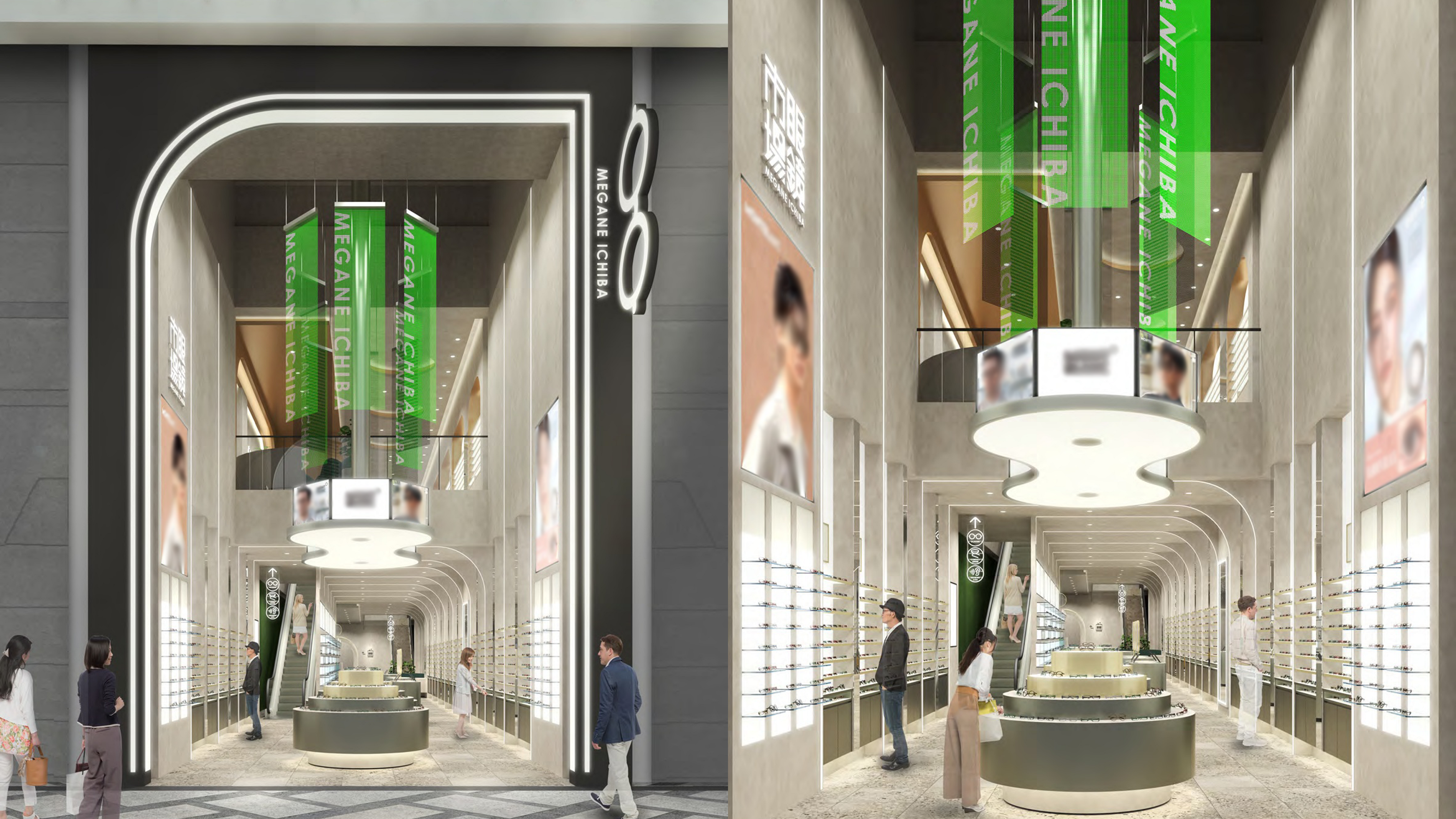 Japan's First Introduction of Cutting-Edge Vision Testing Equipment Offers an Unprecedented Eyewear Experience. 'Megane Ichiba Shinsaibashi Main Store' Relocates and Reopens as a New Flagship Store on July 10, 2026.