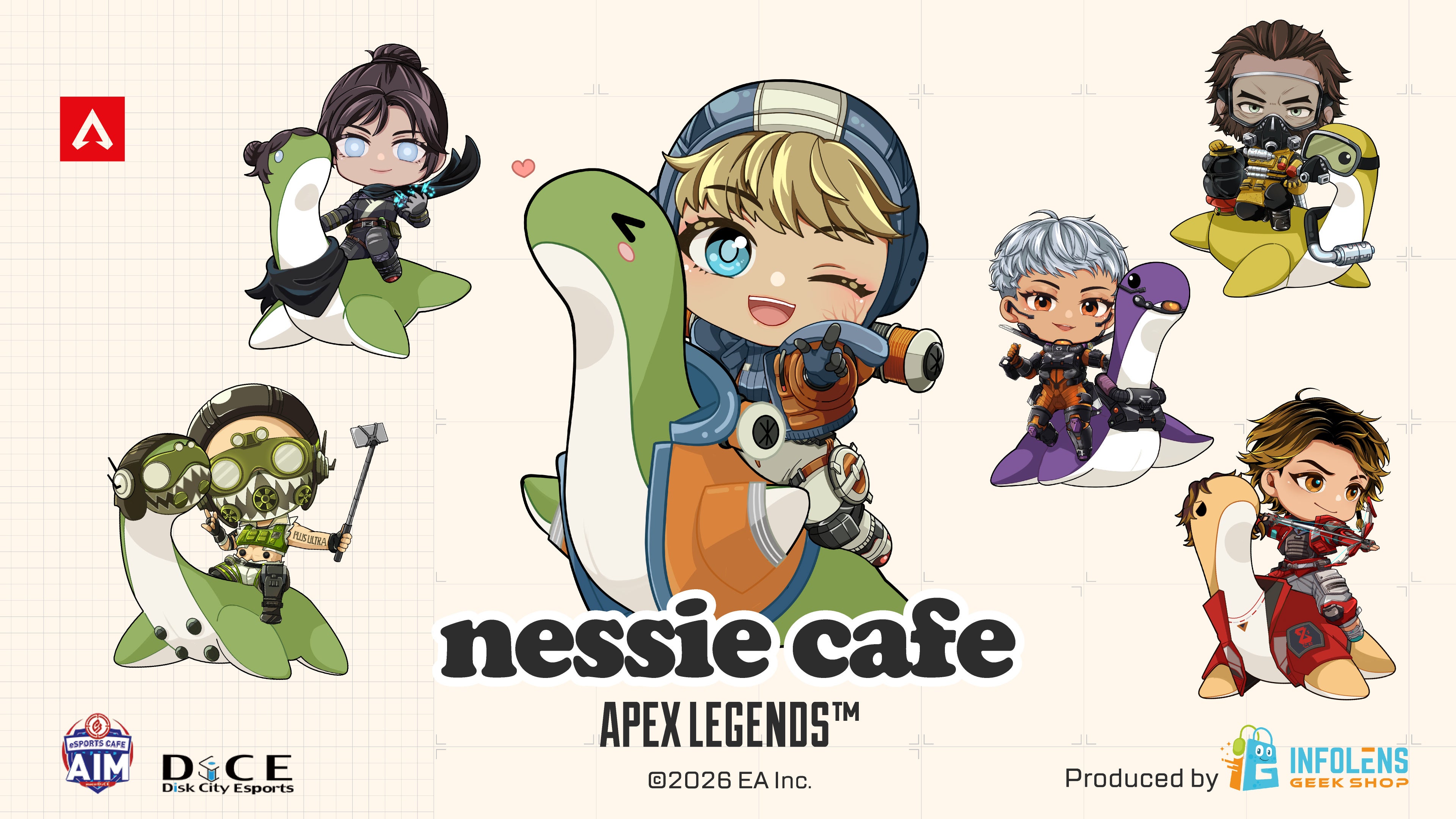 Popular Game 'Apex Legends™' Collaboration Cafe 'Nessie Cafe' Expands to 4 Cities Nationwide in 2026! Simultaneous Launch Announced Starting August 6, 2026!