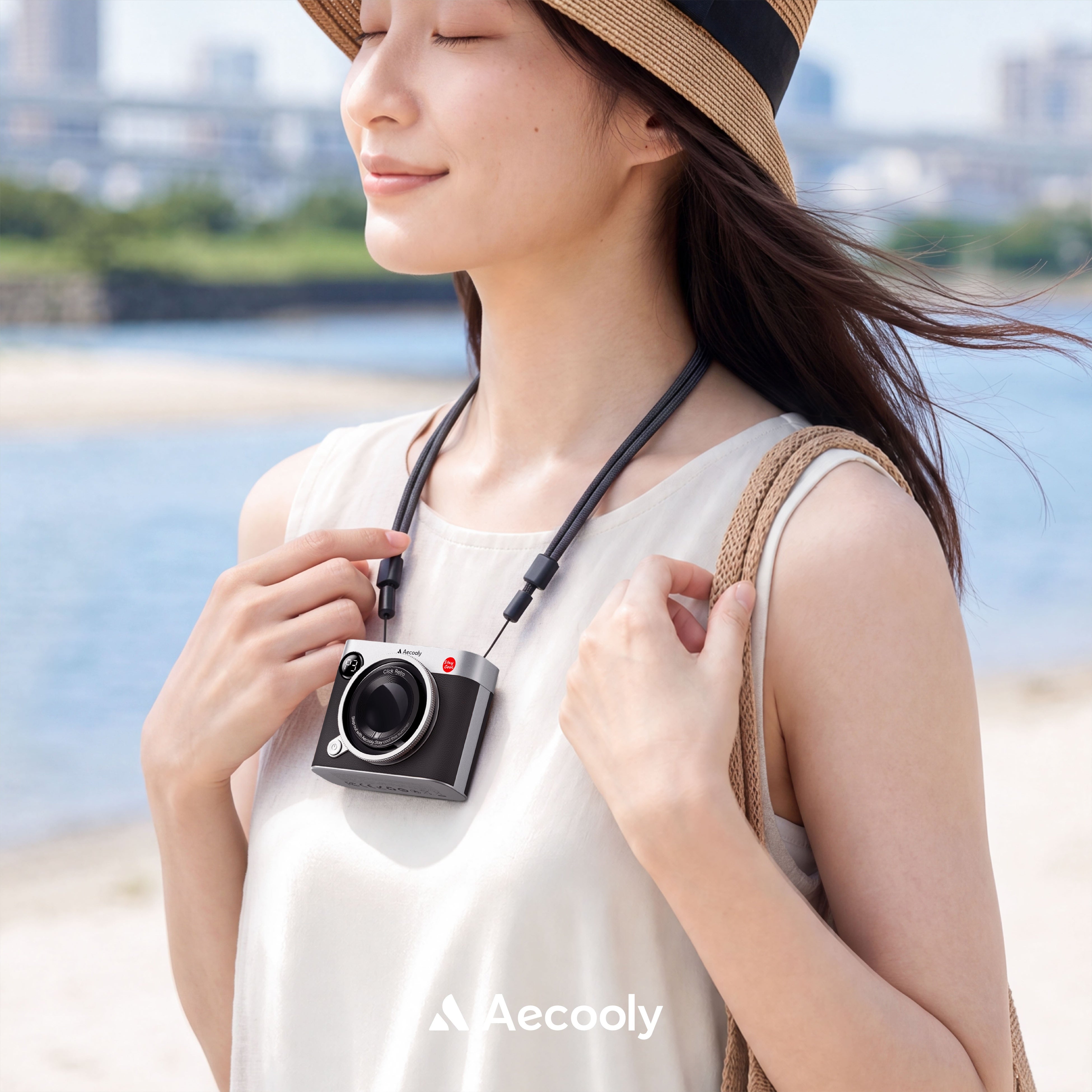 【Aecooly】夏の暑さ対策に。カメラのように持ち歩ける携帯扇風機を新発売