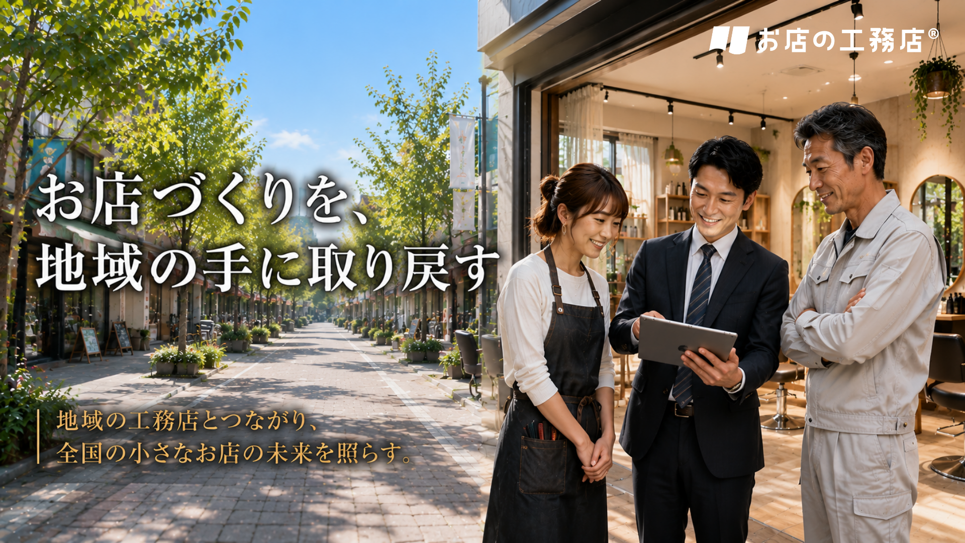 お店づくりを、地域の手に取り戻すーーAI×店舗内装「お店の工務店」、全国の地域工務店とつながるパートナー制度を始動