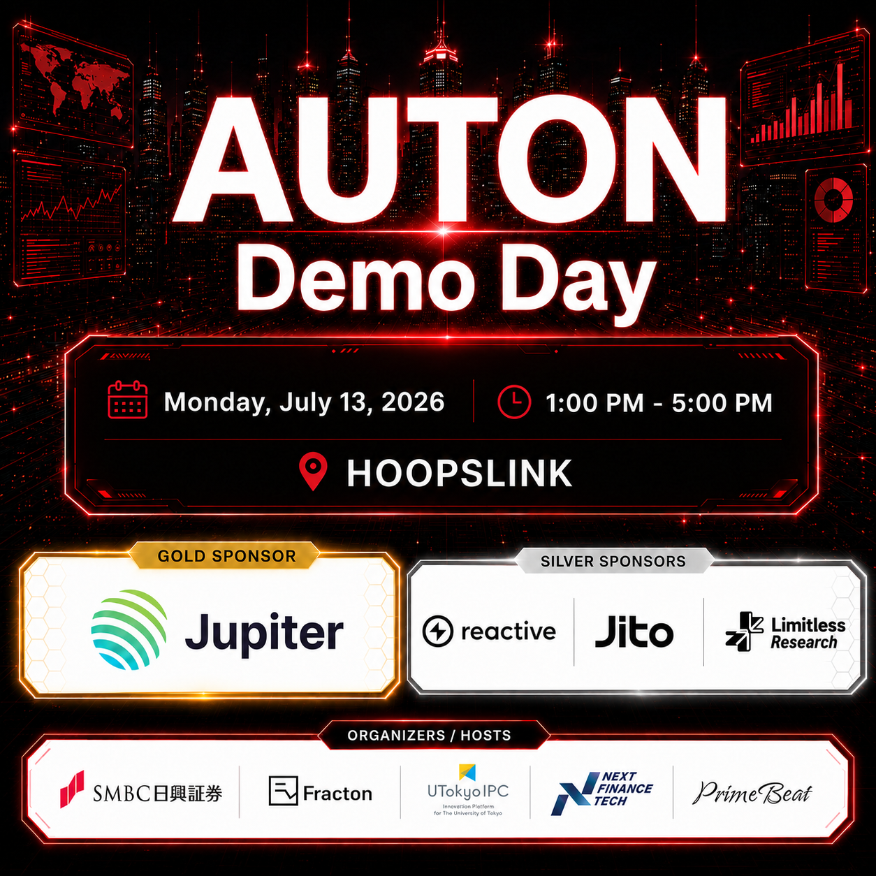 Agentic Economy特化アクセラレーションプログラム「AUTON」、Demo Dayを7月13日に開催