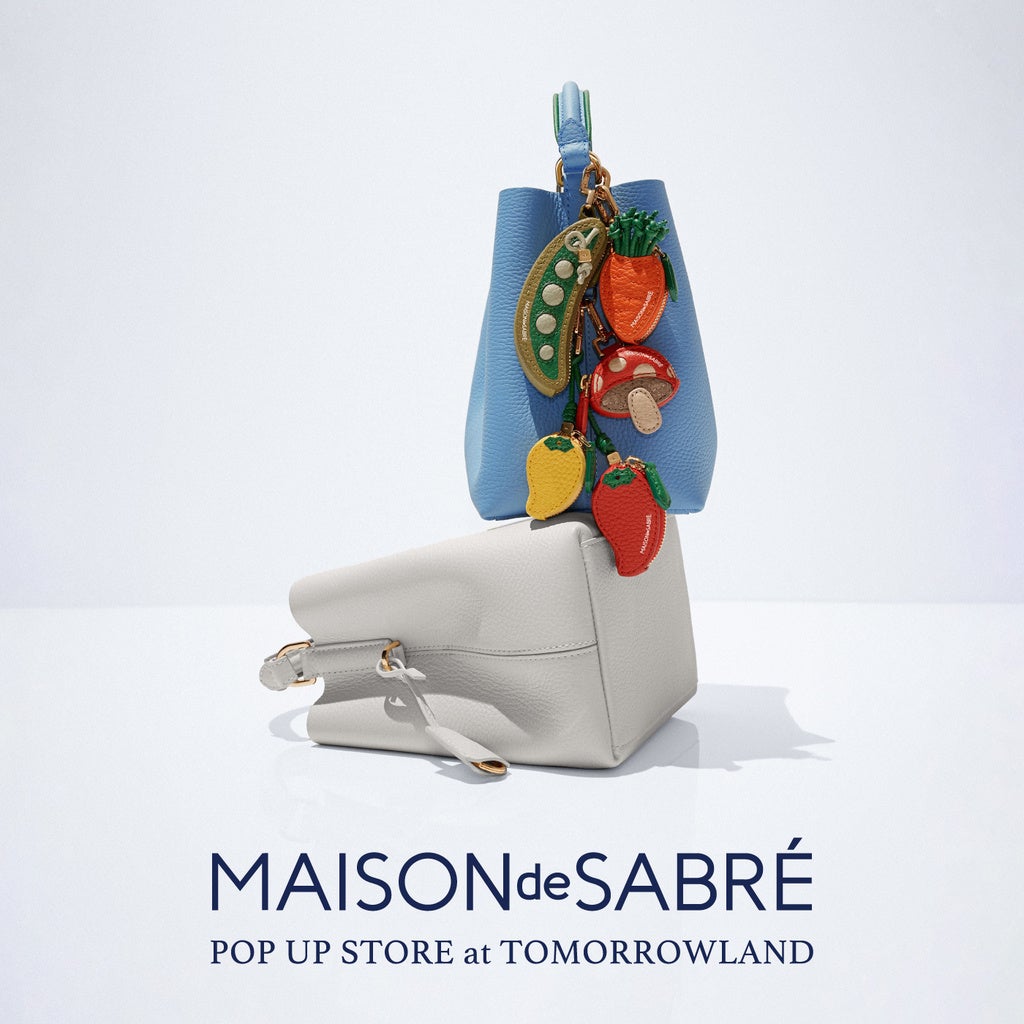 トゥモローランド、〈MAISON de SABRÉ（メゾン ド サブレ）〉POP UP STOREを開催。人気のフルーツチャームや新作レザーバッグが登場