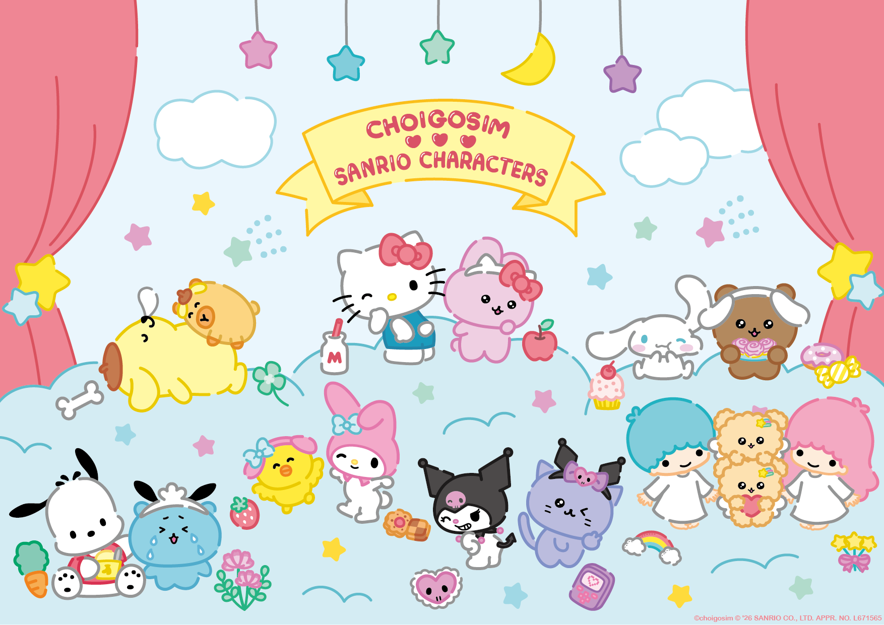サンリオキャラクターズと「チェゴシム」によるコラボポップアップ第二弾が開催決定！7月22日よりJR大宮駅で開始